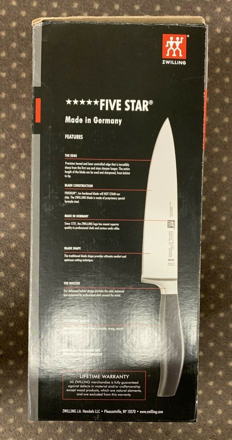 (NEW In The Box)  ZWILLING 30152-008 7-PIECE KNIFE and BLOCK SET - Free Shipping - Fresh Stock Dated January 2026