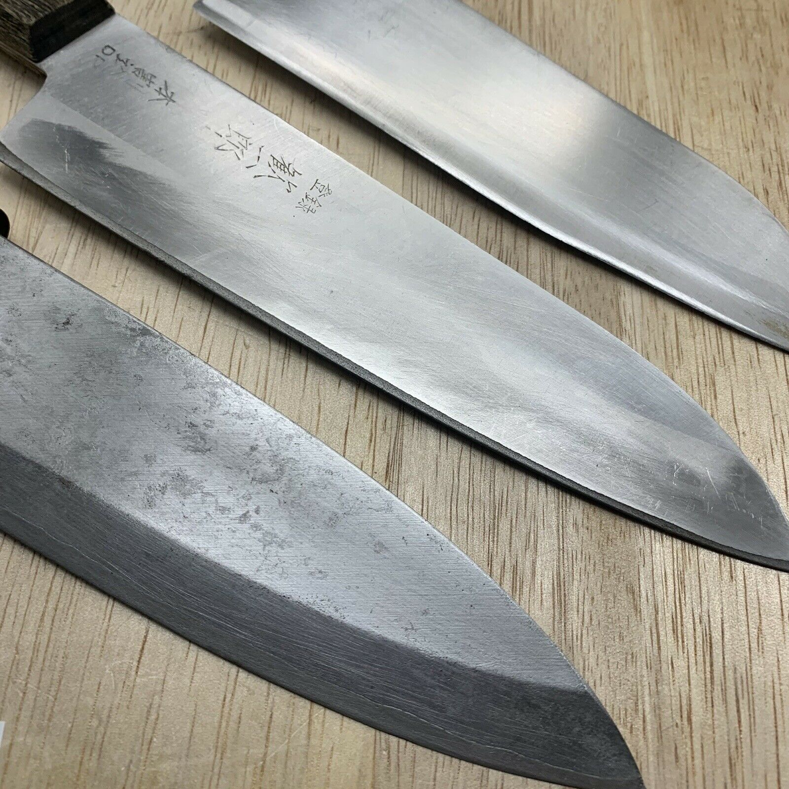 Damaged Lot of three Japanese Chef's Kitchen Knives  From Japan ST496 - Fresh Stock Dated January 2026