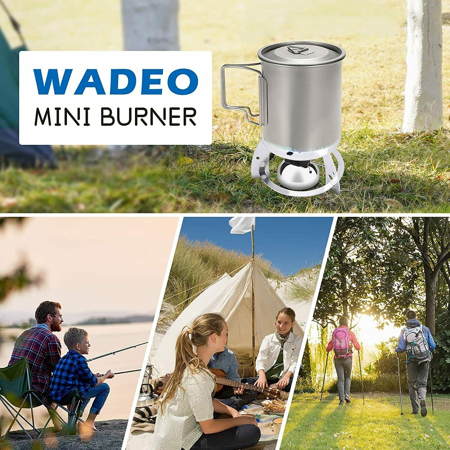 Mini Butane Burner, Tabletop Burner & Aluminium Rack, Portable Burner, Cooking - Fresh Stock Dated January 2026