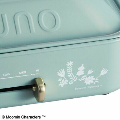 New Bruno Moomin Compact Hot Plate 5 plates set shipping from Japan BOE059-BGR5 - Fresh Stock Dated February 2026