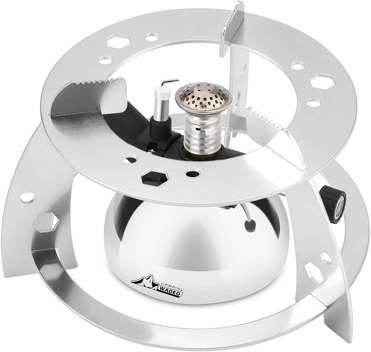 Mini Butane Burner, Tabletop Burner & Aluminium Rack, Portable Burner, Cooking - Fresh Stock Dated January 2026