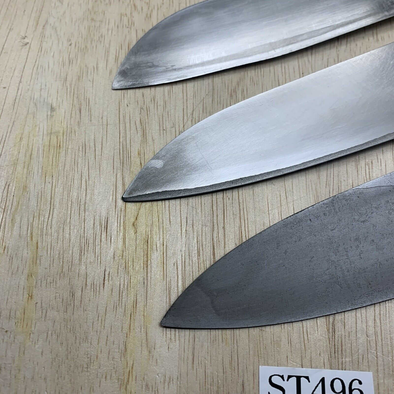 Damaged Lot of three Japanese Chef's Kitchen Knives  From Japan ST496 - Fresh Stock Dated January 2026