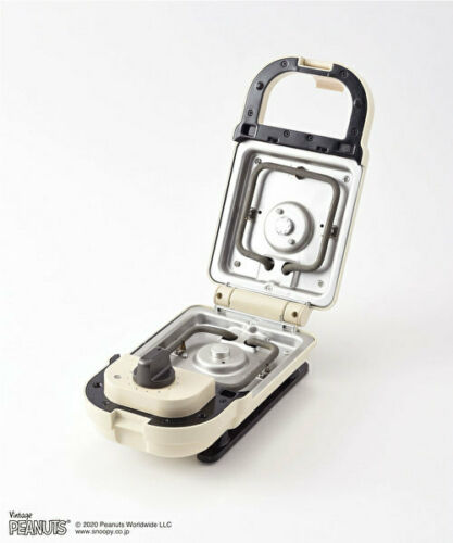 PEANUTS BRUNO hot sandwich maker single plate set fish plate set Japan - Fresh Stock Dated February 2026