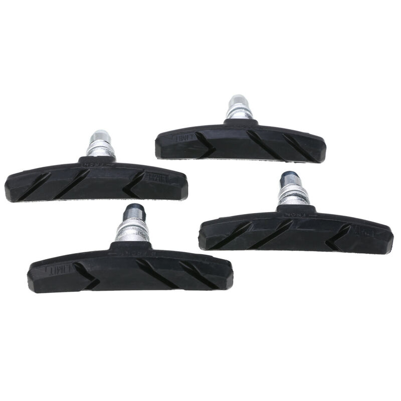 4PACK Bicycle Break Pads Shoes MTB V Brake Blocks For Mountain Road Bike Parts - Fresh Stock Dated December 2025