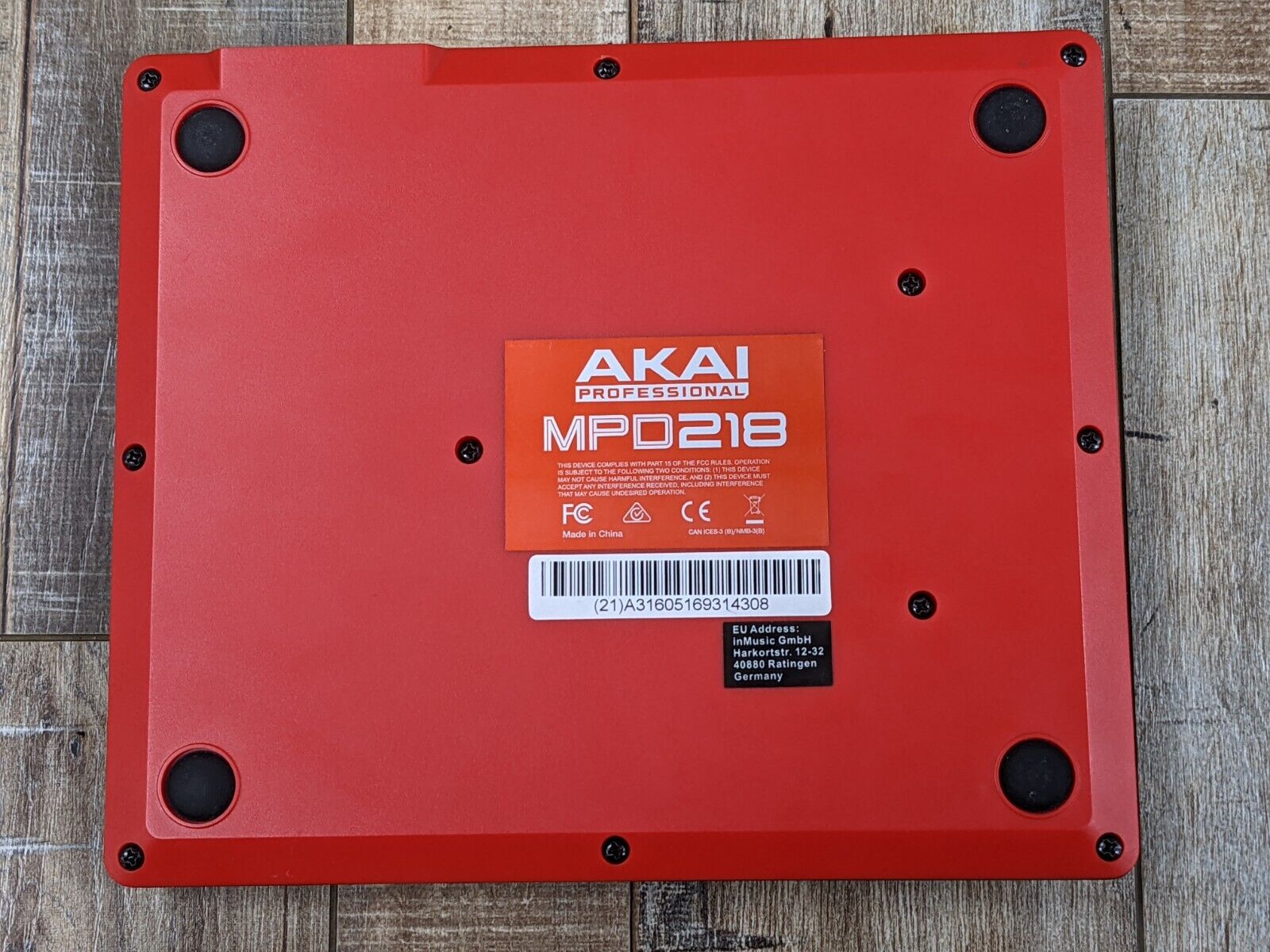 Akai Professional MPD218 MIDI USB Pad Drum Beat Controller - Fresh Stock Dated December 2025