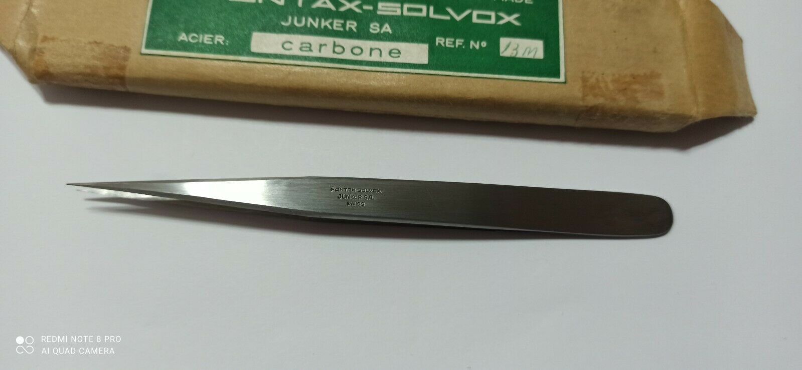 FONTAX JUNKERS Original Tweezers swiss  no.13M New ,1pcs. - Fresh Stock Dated December 2025
