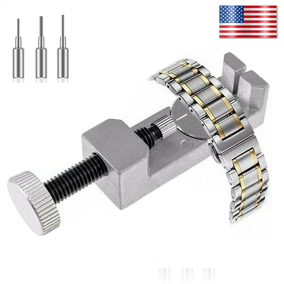 Adjustable Metal Watch Band Bracelet Link Pin Repair Remover Regulator Tool Kit - Fresh Stock Dated December 2025