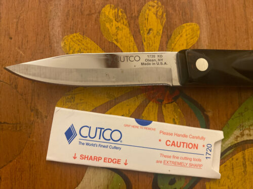 USA CUTCO 1720 Paring Knife Classic Brown Handle Factory Sharpened - Fresh Stock Dated January 2026