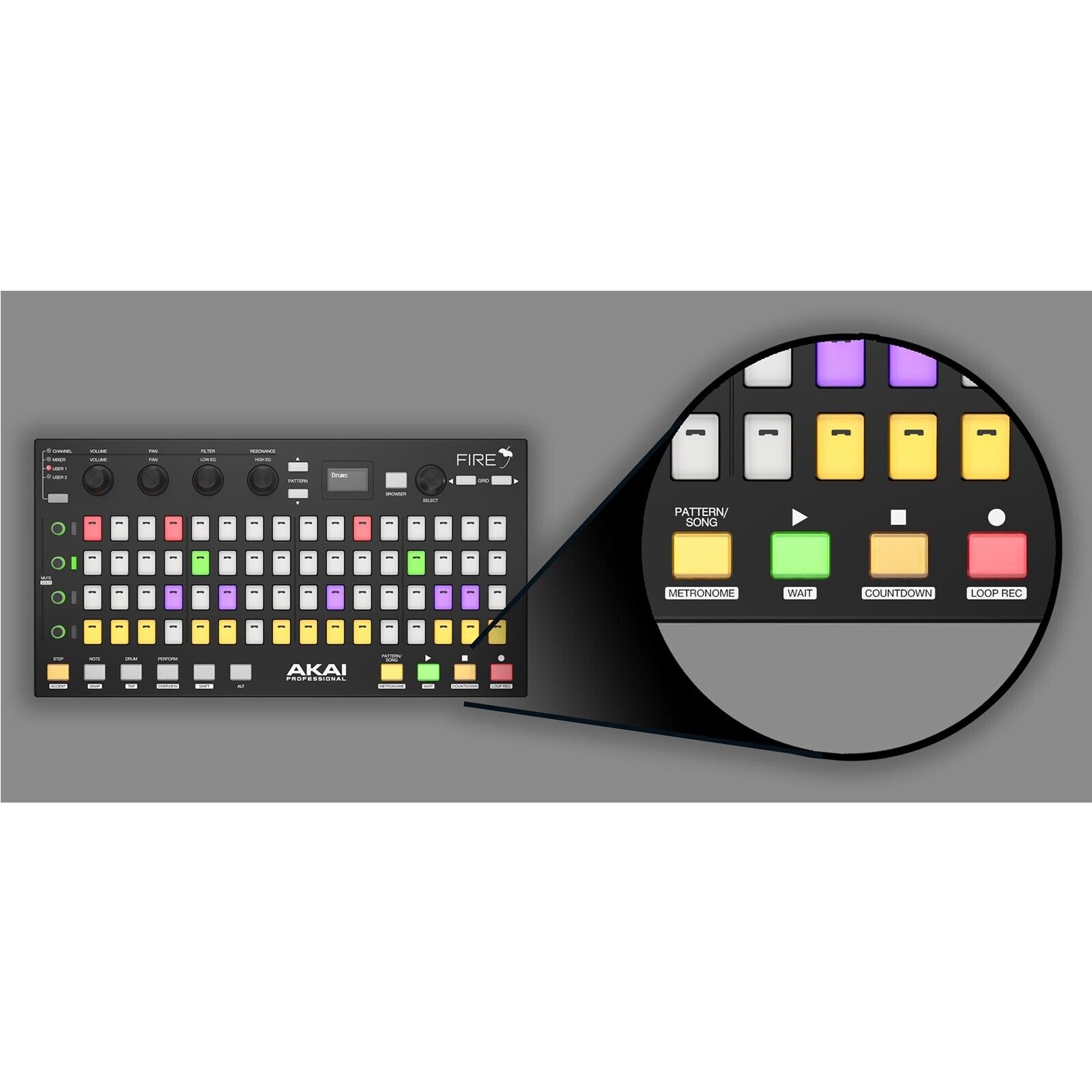 Akai Professional Fire FL Studio Performance Controller (No Software) - Fresh Stock Dated December 2025