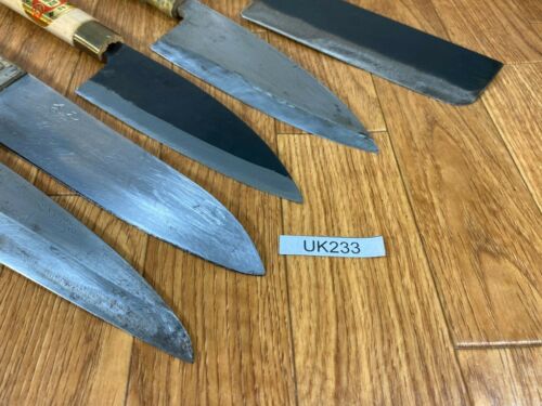 Japanese Chef's Kitchen Knife Set 5 Piece DEBA NAKIRI SANTOKU from Japan UK233 - Fresh Stock Dated January 2026