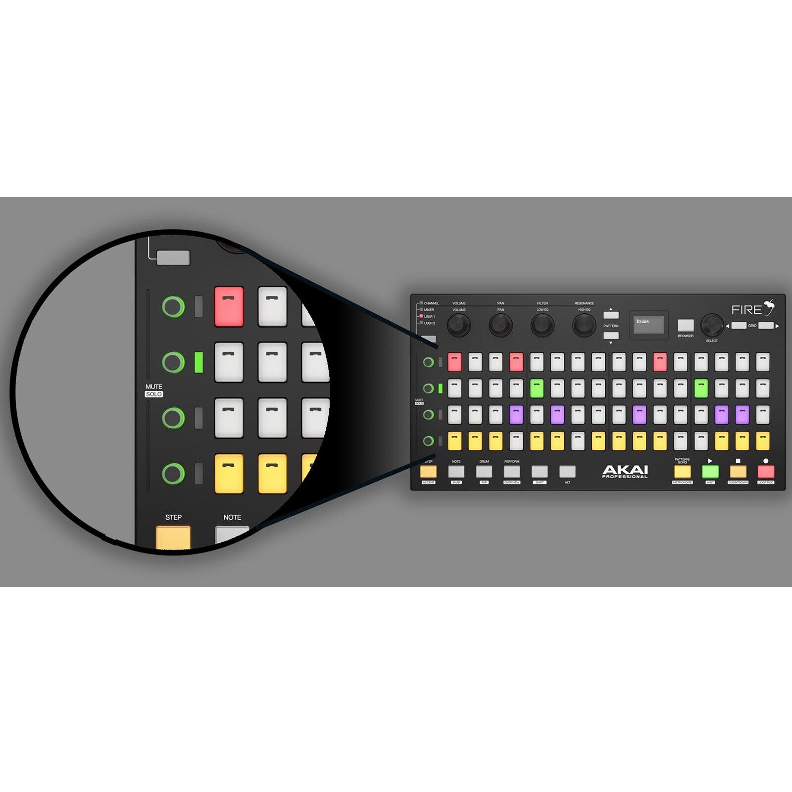 Akai Professional Fire FL Studio Performance Controller (No Software) - Fresh Stock Dated December 2025