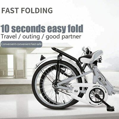 Folding Bike 20 Inch  Adult Men and Women Teens 7 Speed  Lightweight ⭐⭐⭐⭐⭐ - Fresh Stock Dated December 2025