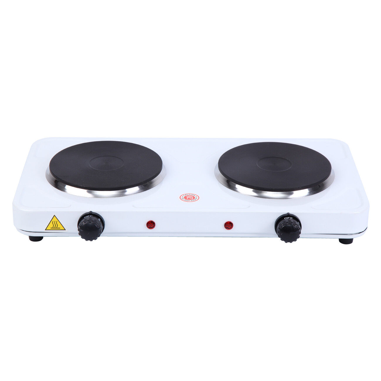 Portable Electric Double Burner Hot Plate Heating Cooking Stove Kitchen Camping - Fresh Stock Dated February 2026