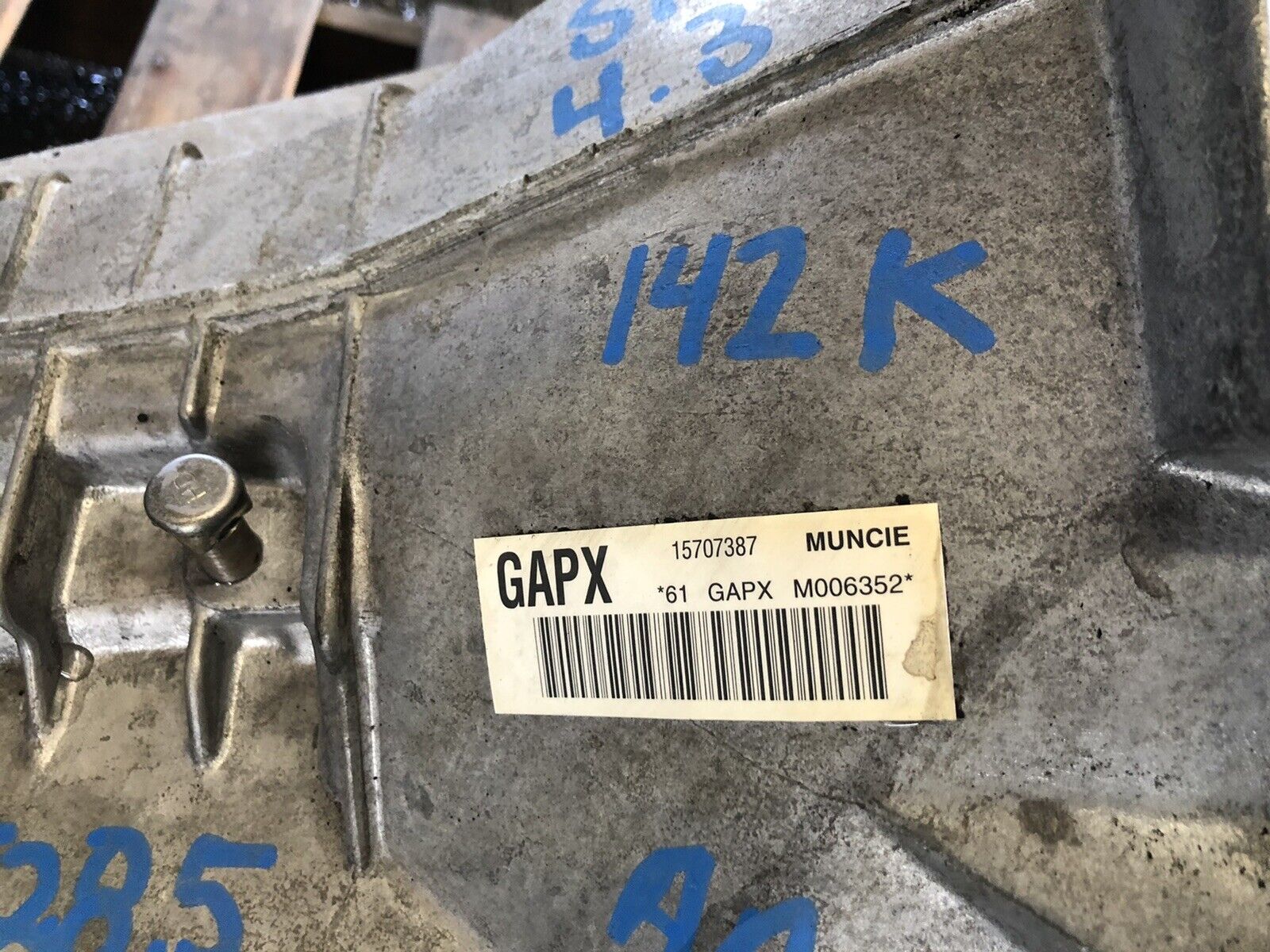 1998-2003 Chevrolet S10 Sonoma Blazer Jimmy 2wd 4.3 5 Speed Manual Transmission - Fresh Stock Dated December 2025