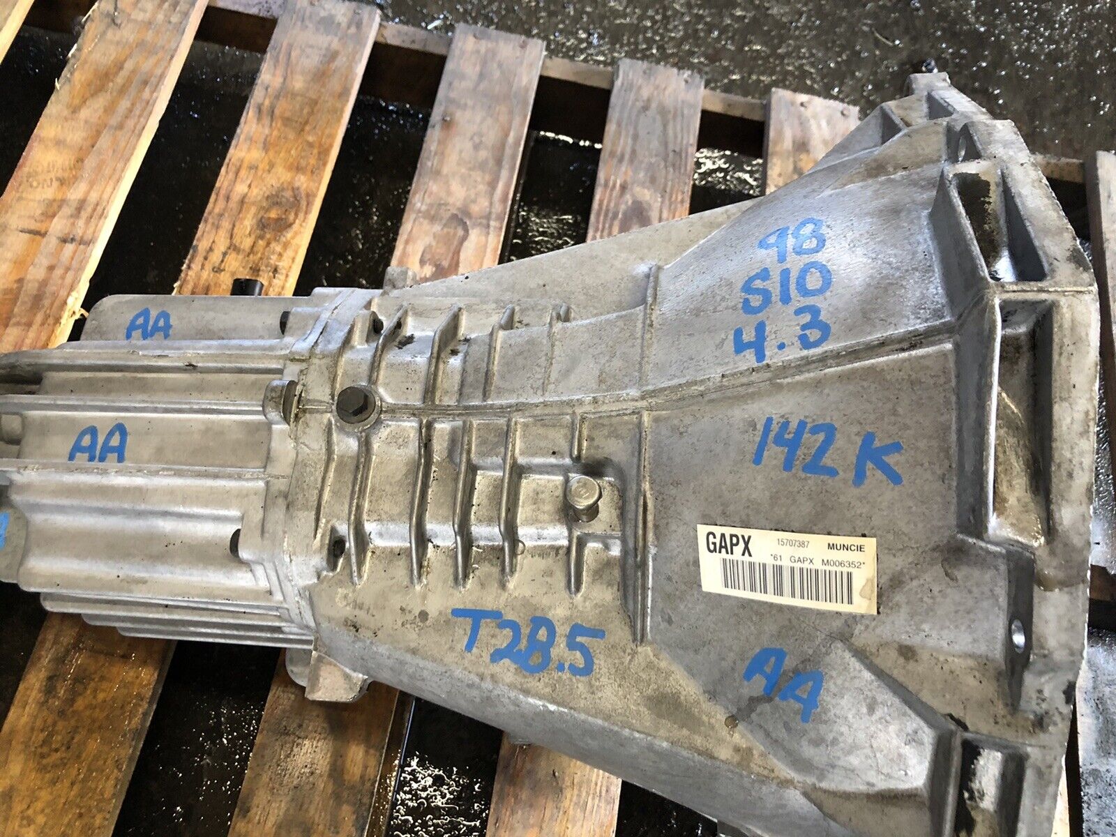 1998-2003 Chevrolet S10 Sonoma Blazer Jimmy 2wd 4.3 5 Speed Manual Transmission - Fresh Stock Dated December 2025