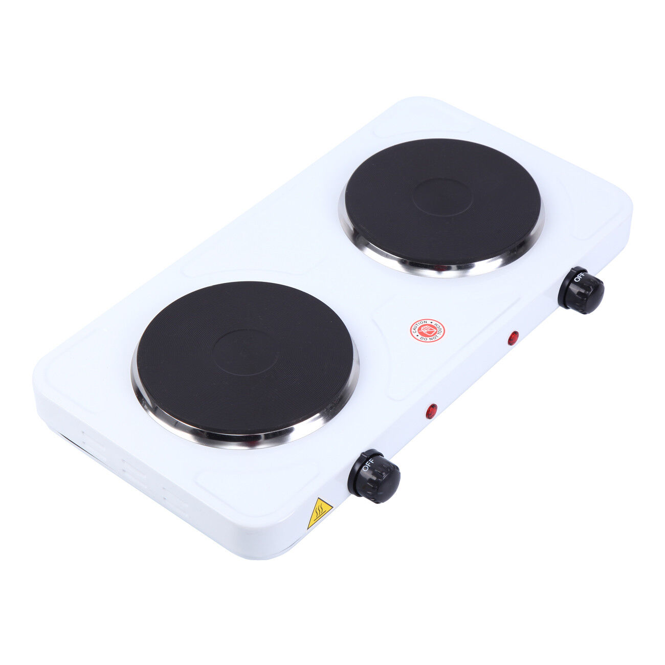 Portable Electric Double Burner Hot Plate Heating Cooking Stove Kitchen Camping - Fresh Stock Dated February 2026