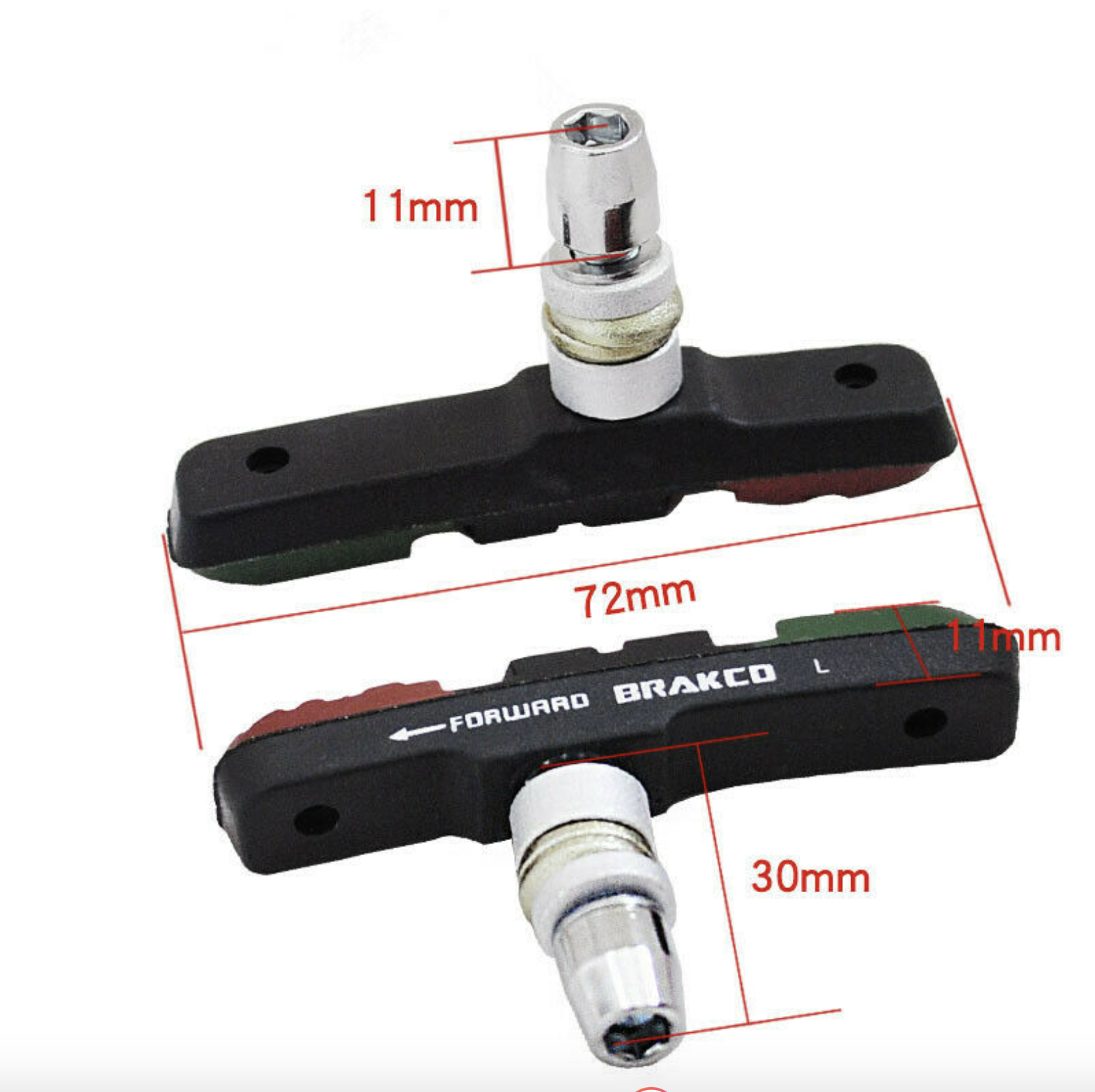 3 in 1 Professional High-Quality Mountain Bicycle Brake Pads Block Bike 2/4PCS - Fresh Stock Dated December 2025