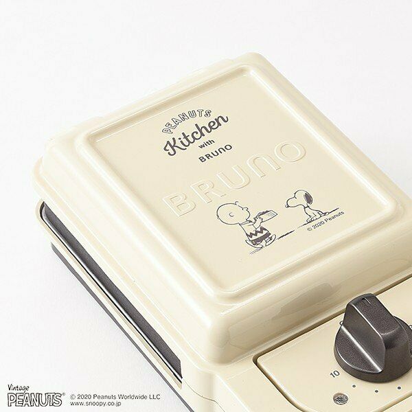 BRUNO Snoopy Peanut, Hot Sand Maker Single Press Sand BOE068-ECRU Charlie Brown - Fresh Stock Dated February 2026