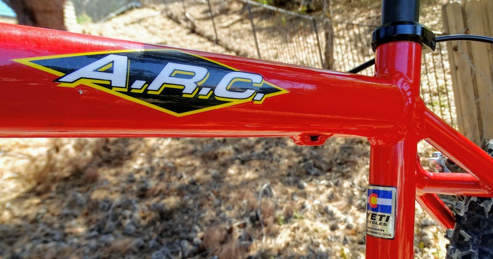 Vintage Yeti A.R.C.  Alloy Racing Composites ARC Super clean Golden Colorado USA - Fresh Stock Dated December 2025