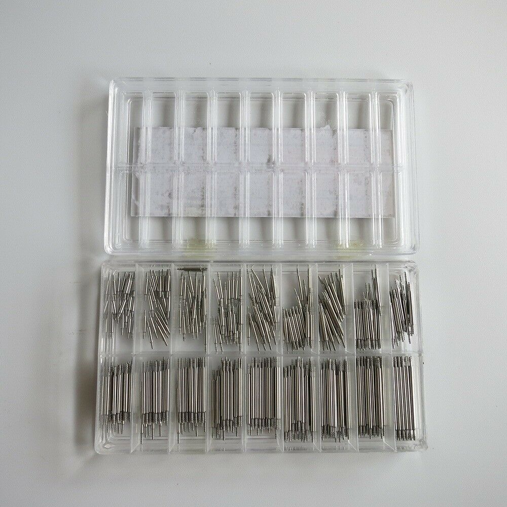 G8124D 1.2mm Thick Double Flange Steel Spring Bars Assortment 7mm-24mm 360PCS - Fresh Stock Dated December 2025