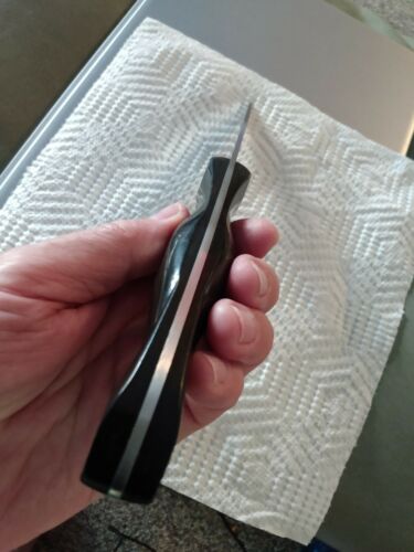 CUTCO 1738 KB Knife, Black Swirl Handle,  6 inch Blade Free Shipping 11.5