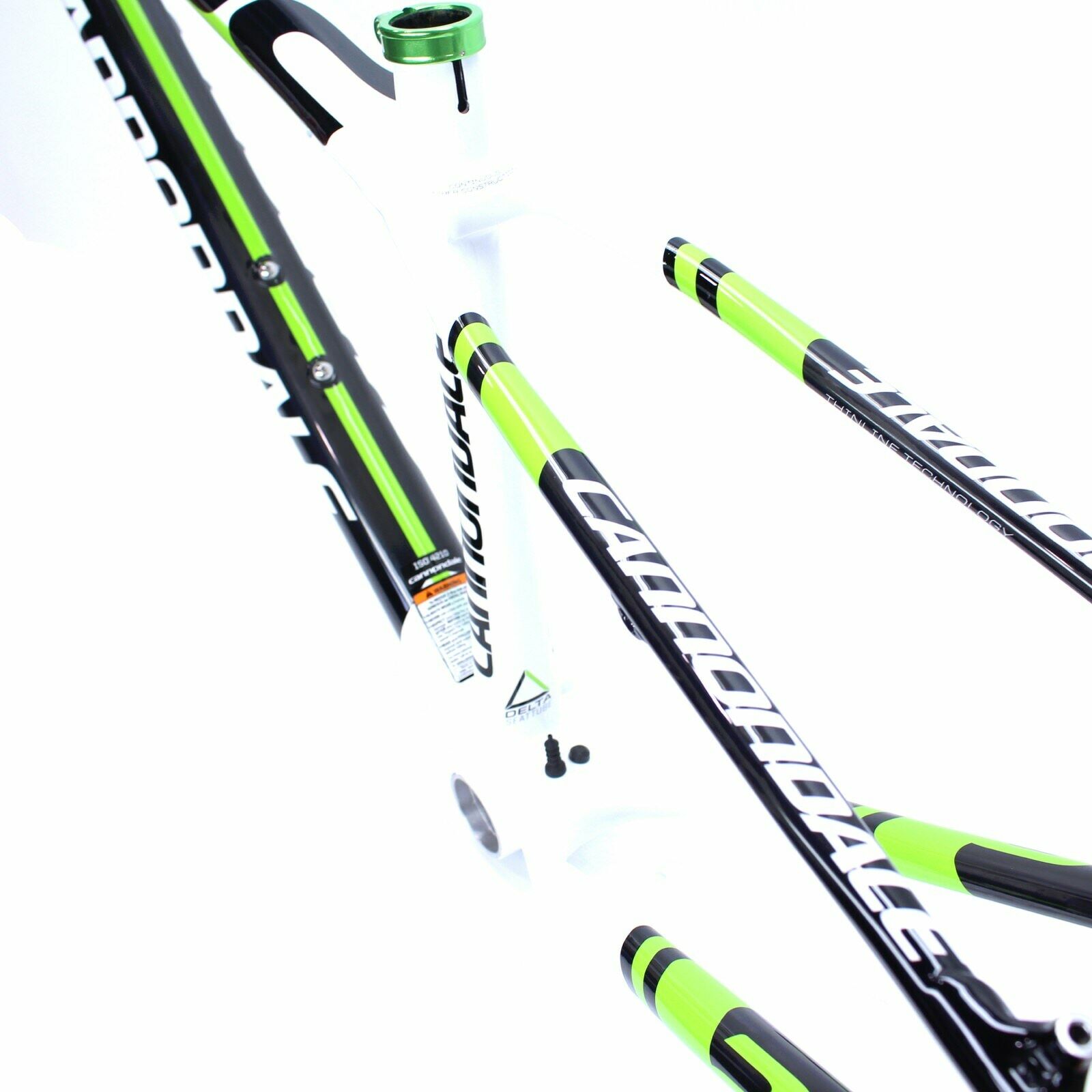 Cannondale 2014 F29 Hi-Mod Carbon Frame Only Small Green, White, + Black NOS - Fresh Stock Dated December 2025