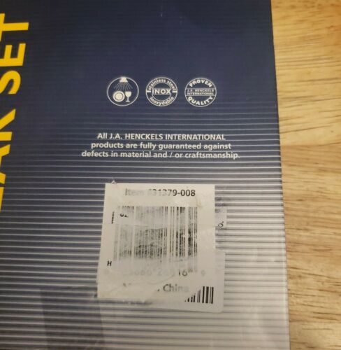 J.A. Henckels Everedge 8PC. Steak Knife Set - Fresh Stock Dated January 2026