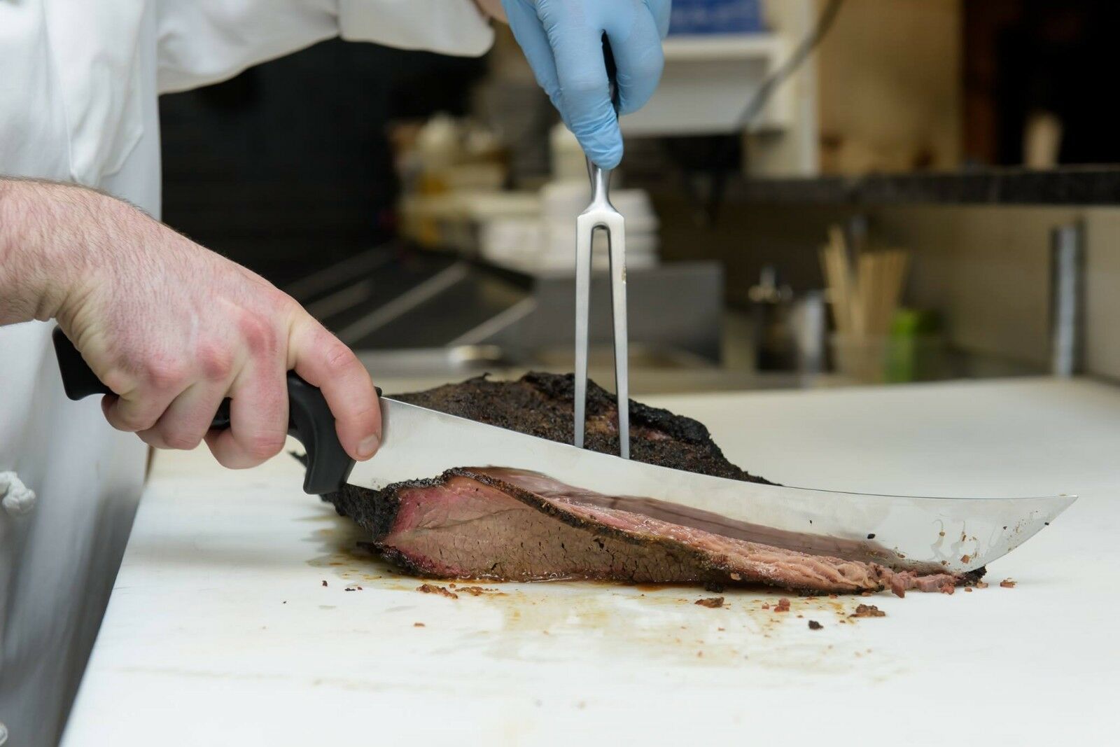 Ergo Chef 12-Inch Curved Cimeter Knife Non-slip handle Black PRODIGY SERIES - Fresh Stock Dated January 2026