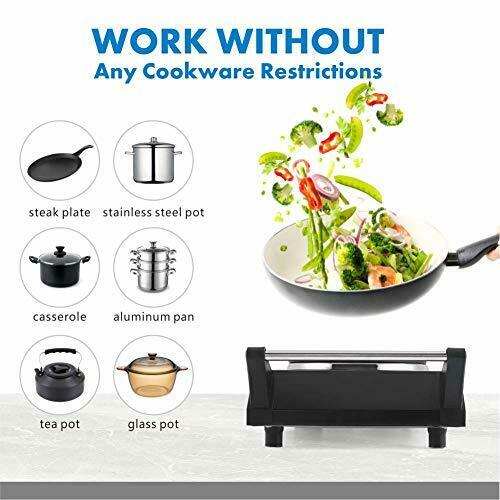 Techwood Hot Plate Electric Single Burner 1800W Portable Burner for Cooking - Fresh Stock Dated February 2026
