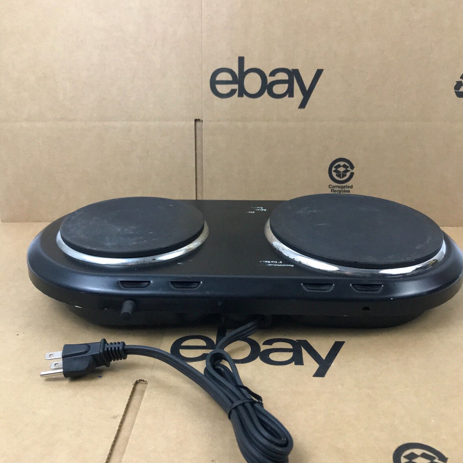 Farberware FH202-D11 Double Burner - Black - Fresh Stock Dated February 2026