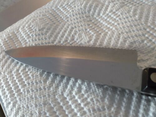 CUTCO 1738 KB Knife, Black Swirl Handle,  6 inch Blade Free Shipping 11.5