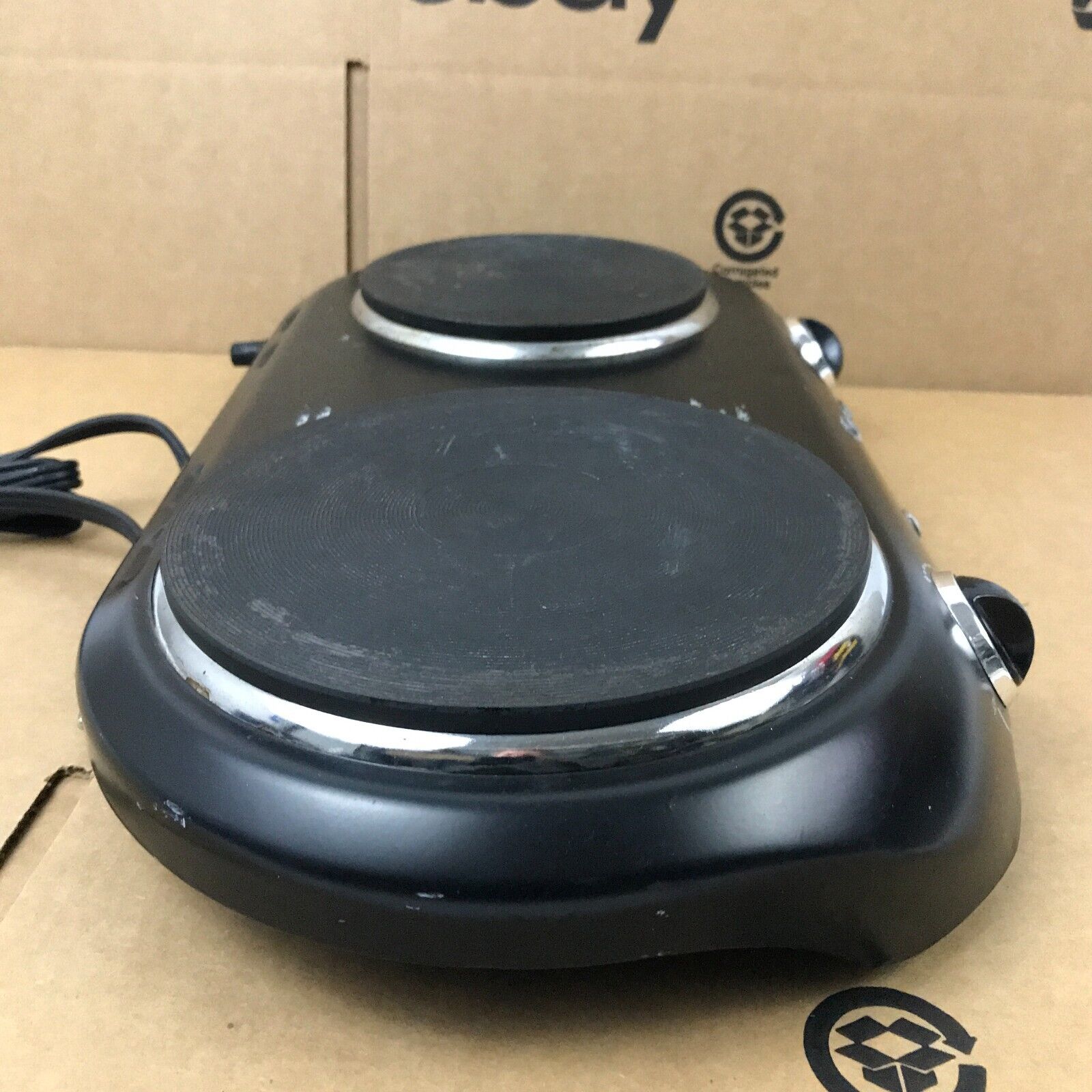 Farberware FH202-D11 Double Burner - Black - Fresh Stock Dated February 2026