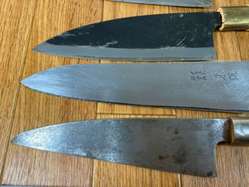 Japanese Chef's Kitchen Knife Set 5 Piece DEBA NAKIRI SANTOKU from Japan UK233 - Fresh Stock Dated January 2026