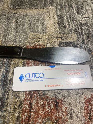 USA CUTCO 1768 Spatula Speader Classic Brown Handle Factory Sharpened - Fresh Stock Dated January 2026
