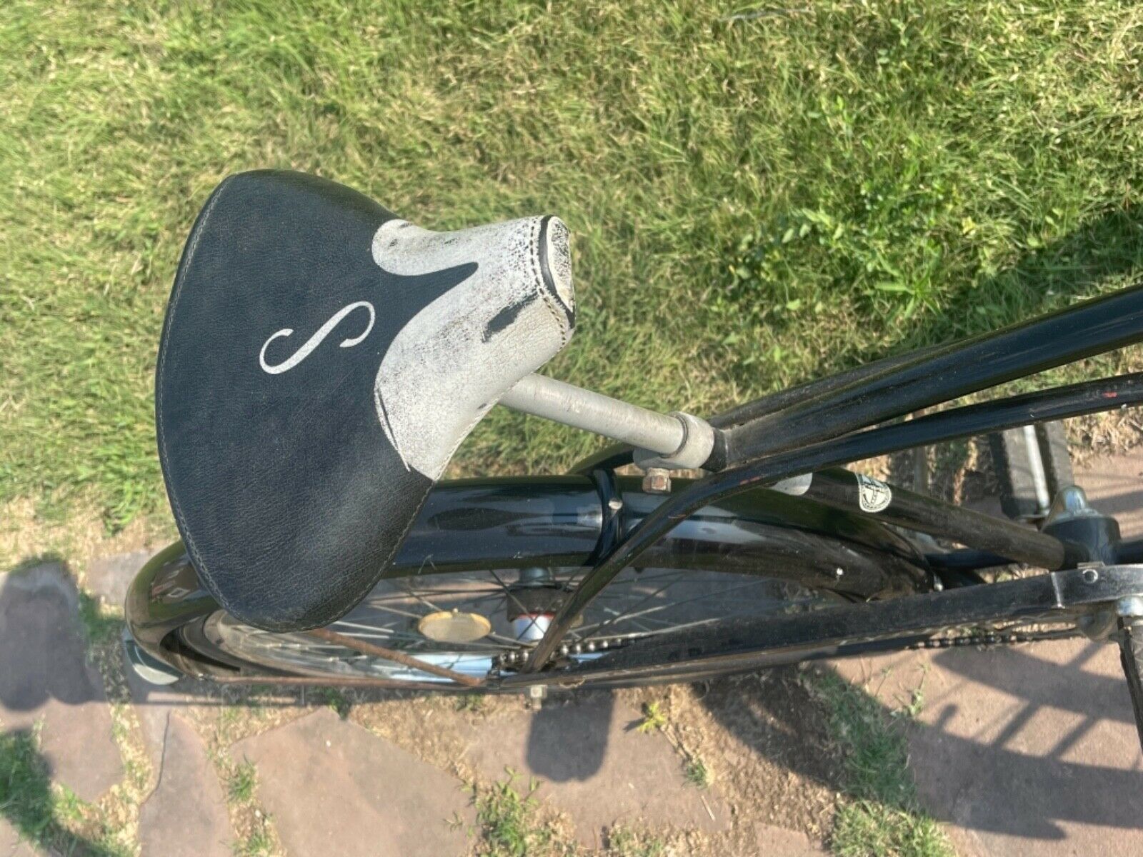 1965 Black & White Schwinn Typhoon - vintage Chicago Schwinn - All original - Fresh Stock Dated December 2025