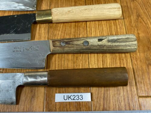 Japanese Chef's Kitchen Knife Set 5 Piece DEBA NAKIRI SANTOKU from Japan UK233 - Fresh Stock Dated January 2026