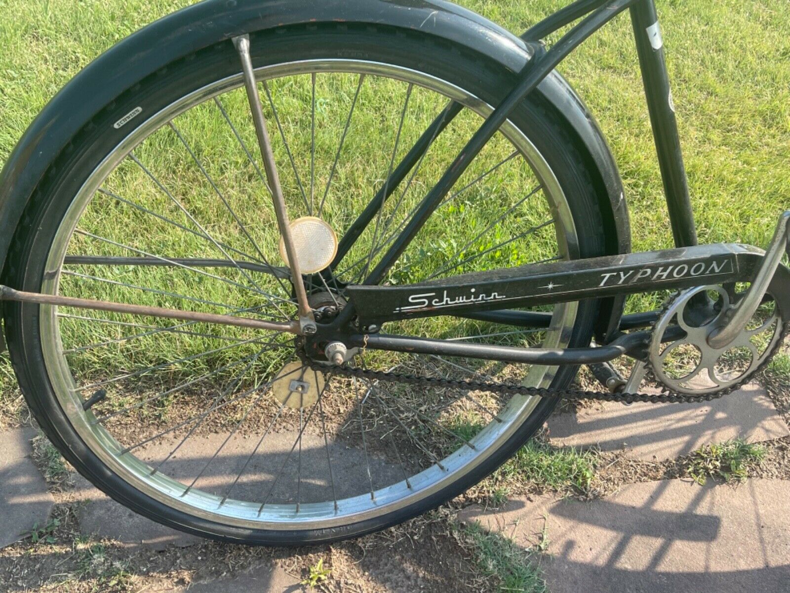 1965 Black & White Schwinn Typhoon - vintage Chicago Schwinn - All original - Fresh Stock Dated December 2025
