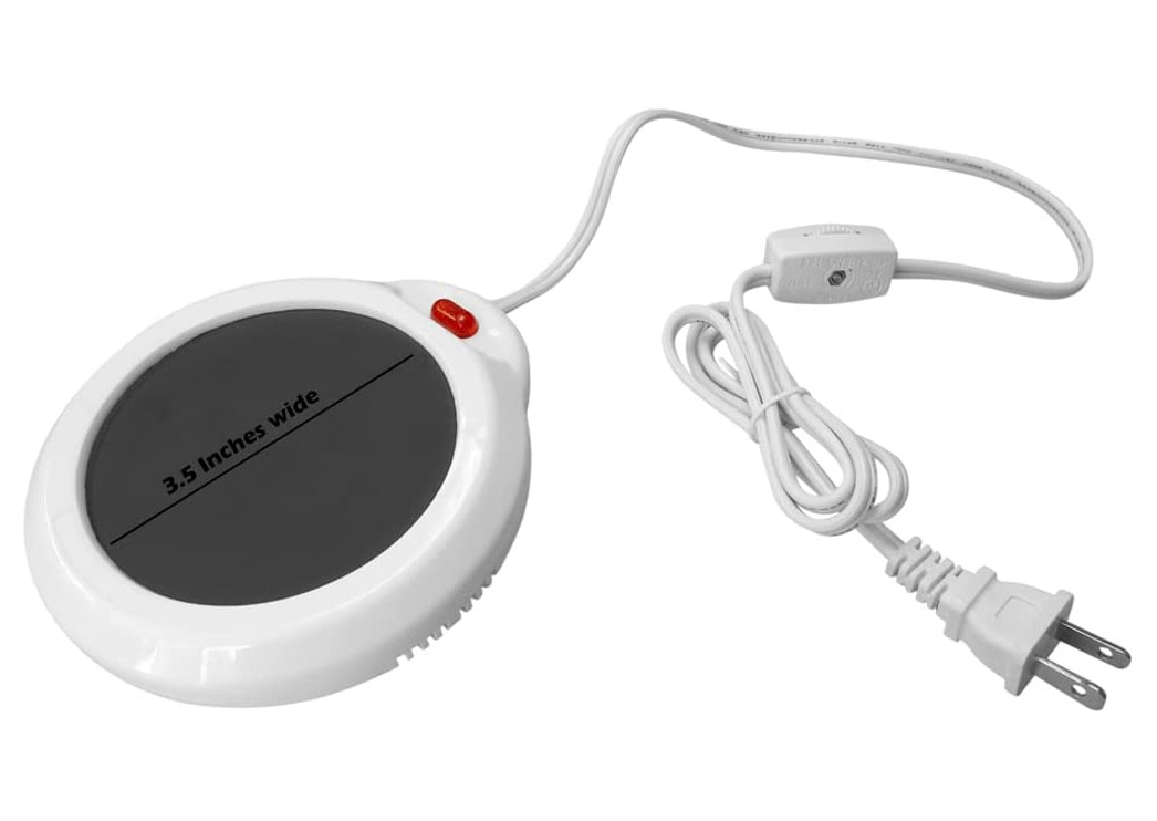 Calentador Electrico De Tazas Cafe Te Bebidas Para Escritorio Casa Calefaccion - Fresh Stock Dated February 2026