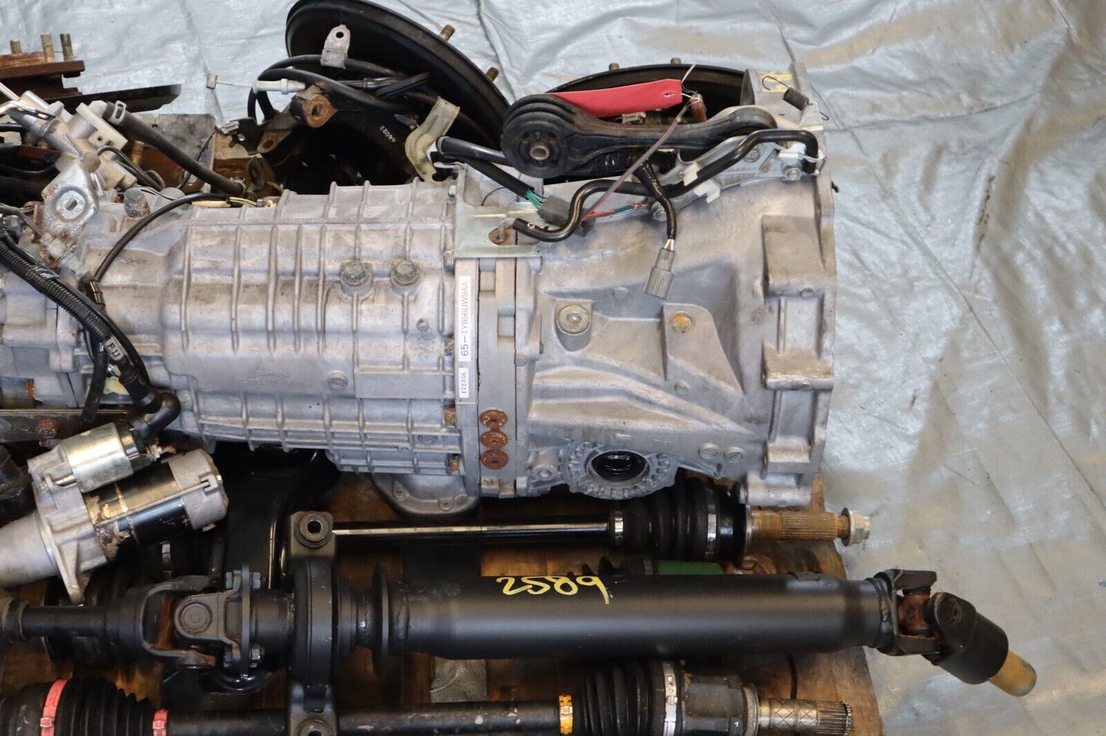 15-17 SUBARU WRX STI EJ257 OEM 6 SPEED TRANSMISSION SWAP TY856UW9AA 61,445 MILES - Fresh Stock Dated December 2025