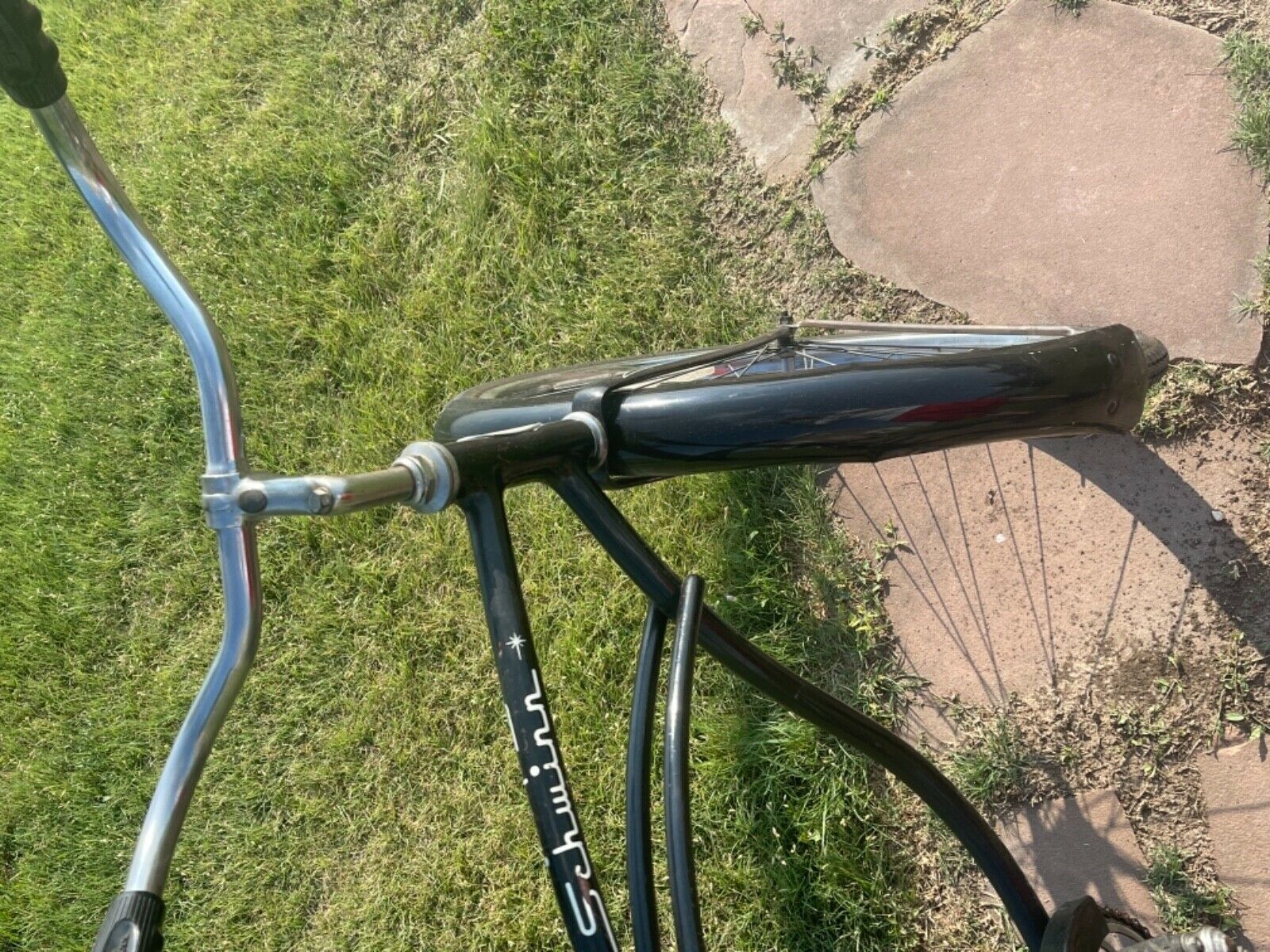 1965 Black & White Schwinn Typhoon - vintage Chicago Schwinn - All original - Fresh Stock Dated December 2025