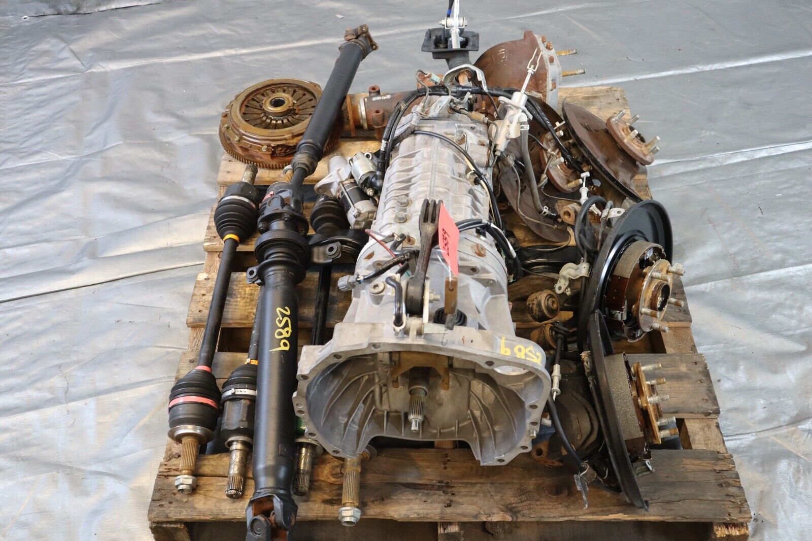 15-17 SUBARU WRX STI EJ257 OEM 6 SPEED TRANSMISSION SWAP TY856UW9AA 61,445 MILES - Fresh Stock Dated December 2025