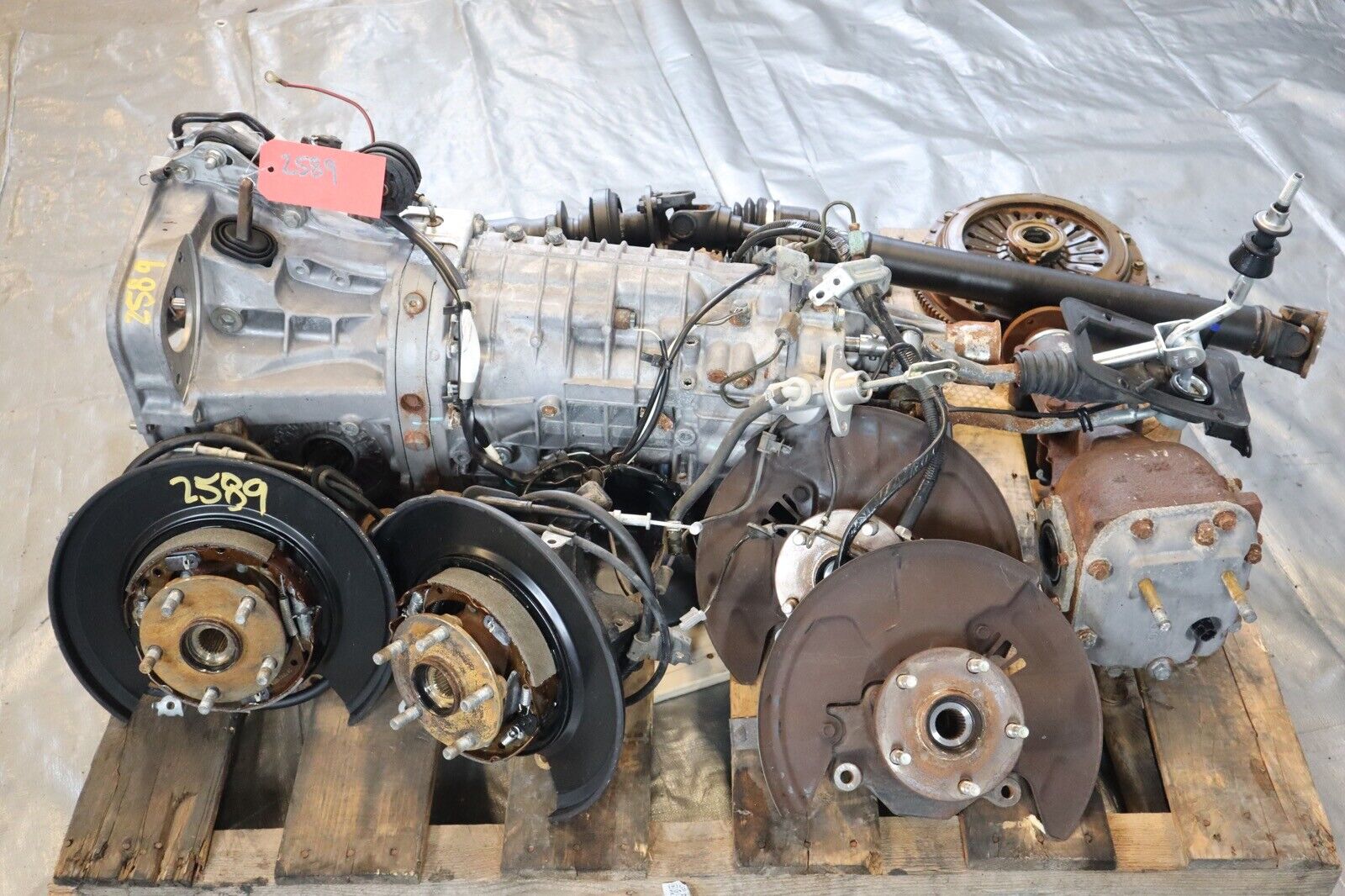 15-17 SUBARU WRX STI EJ257 OEM 6 SPEED TRANSMISSION SWAP TY856UW9AA 61,445 MILES - Fresh Stock Dated December 2025