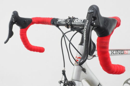 2010 De Rosa King 3 Road Bicycle Size Large Carbon Fiber Campagnolo Record 2x10 - Fresh Stock Dated December 2025