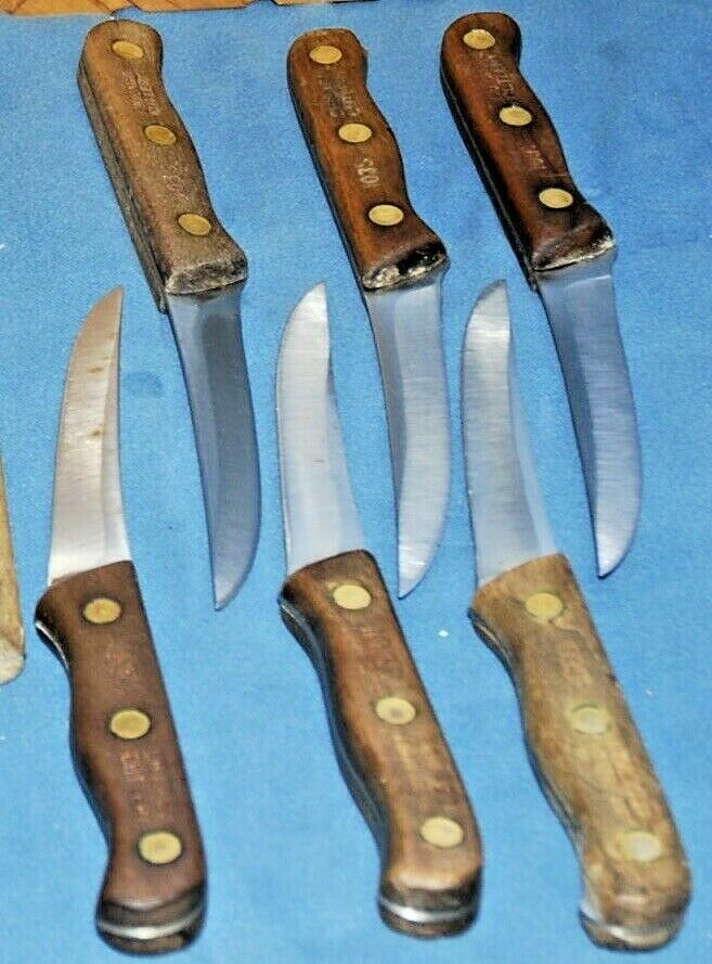 Vintage 15 pc Chicago Cutlery Knife Set 47S 66S 44S 45S BT10 61S 102S 103S Block - Fresh Stock Dated January 2026