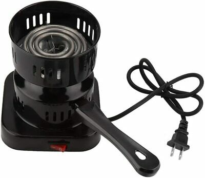 Electric Black Multi-purpose Hot Plate Stove Burner with Removable Handle - Fresh Stock Dated February 2026