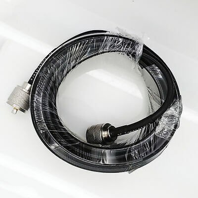 UHF Male (Plug) to UHF Male (Plug) RG58 Cable Assembly, 288 inch (24 ft) - Fresh Stock Dated December 2025