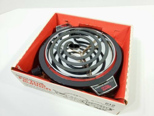 Vintage Hamilton Beach 5th Burner 812 750watt 2-prong Camping Stove Outdoor - Fresh Stock Dated February 2026
