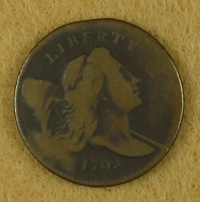 C1674 United States Half Cent 1794, Breen 6b - Fresh Stock Dated December 2025