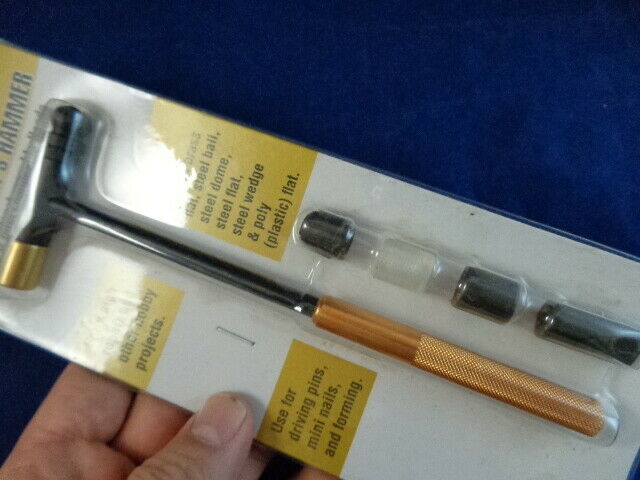 WATCHMAKER'S HAMMER repair jewelry watches forming mini nails pins hobby 99895 - Fresh Stock Dated December 2025