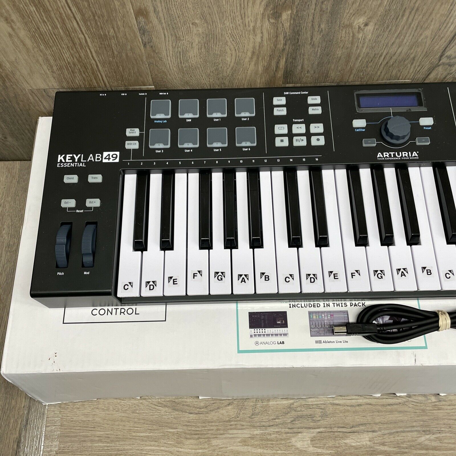 Arturia Keylab Essential 49 MIDI Keyboard Controller Black - Fresh Stock Dated December 2025